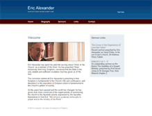 Tablet Screenshot of ericalexander.co.uk